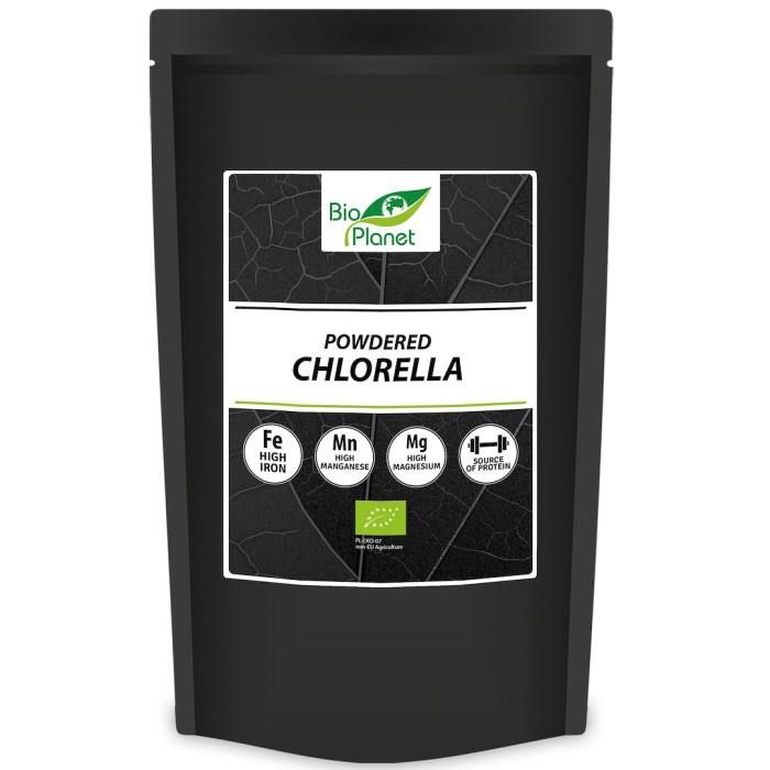 Chlorella sproszkowana BIO 500 g - BIO PLANET INTERNATIONAL