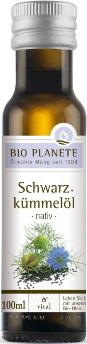 Olej z czarnuszki nieflitrowany tłoczony na zimno BIO 100 ml - BIO PLANETE