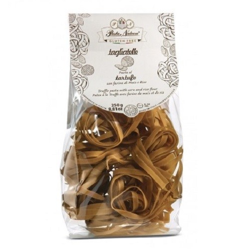 Makaron (kukurydziano - RYŻOWY O SMAKU TRUFLI) TAGLIATELLE BEZGLUTENOWY 250 g - PASTA NATURA