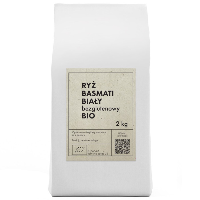 Ryż basmati biały bezglutenowy BIO 2 kg - THE PLANET