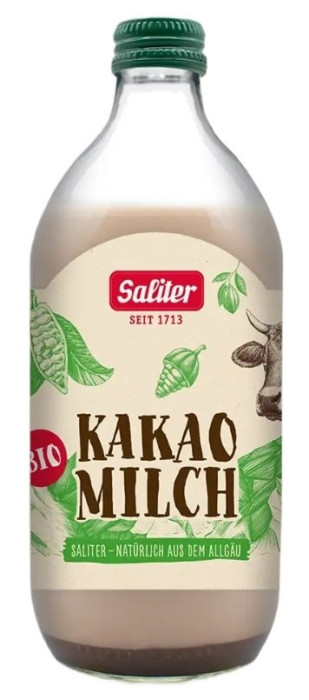 Mleko o smaku czekoladowym uht BIO 500 ml - SALITER