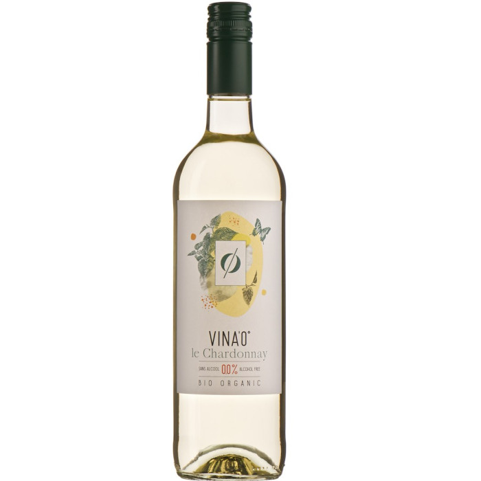 Wino bezalkoholowe le chardonnay białe słodkie BIO 735 ml - VINA0