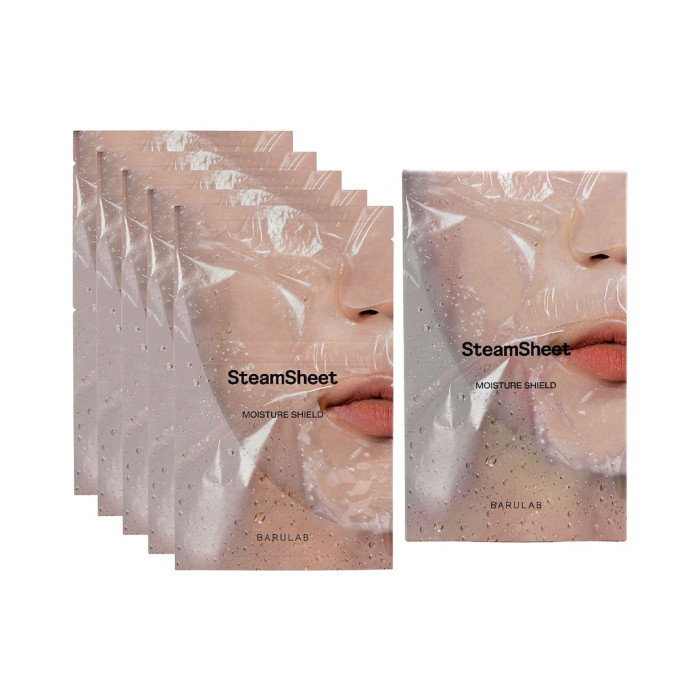 Maseczki koreańskie do twarzy w płachcie nawilżająca 5 sztuk - BARULAB