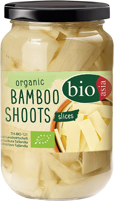Pędy bambusa plastry w zalewie BIO 340 g (175 g) - BIOASIA
