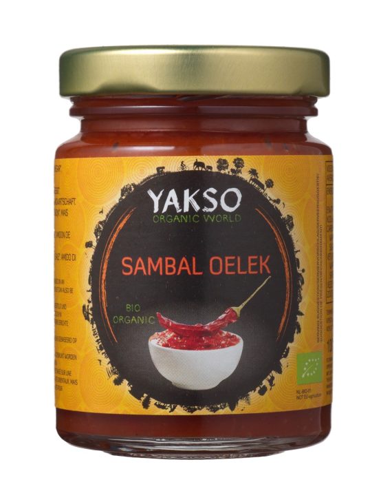 Sos chili sambal oelek BIO 100 g - YAKSO