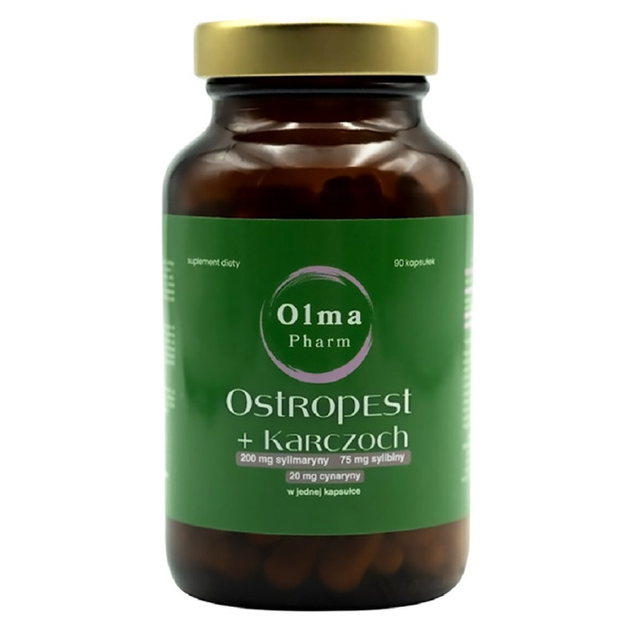 Ostropest + karczoch 90 kapsułek - OLMA PHARM