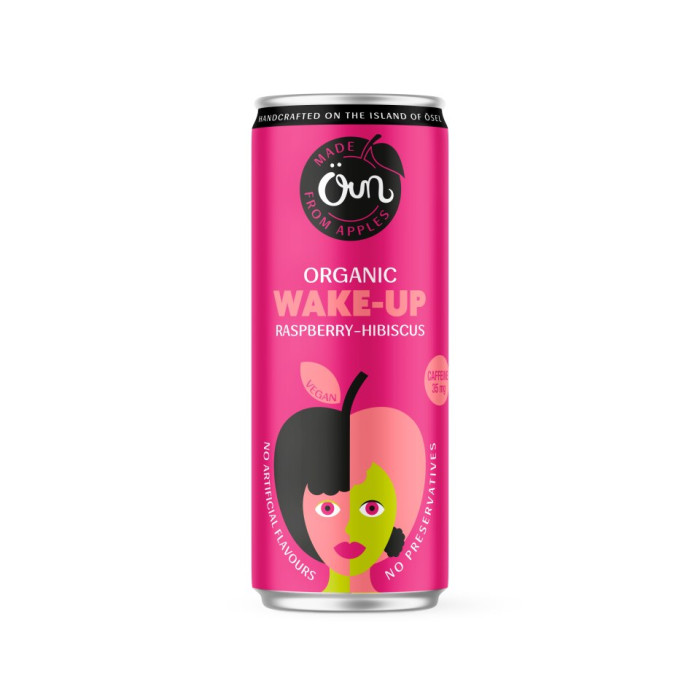 Napój na pobudzenie malina - hibiskus BIO 250 ml - OUN