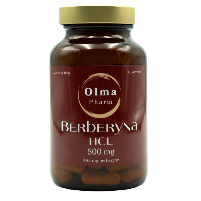 Berberyna hcl (500 mg) 60 kapsułek - OLMA PHARM