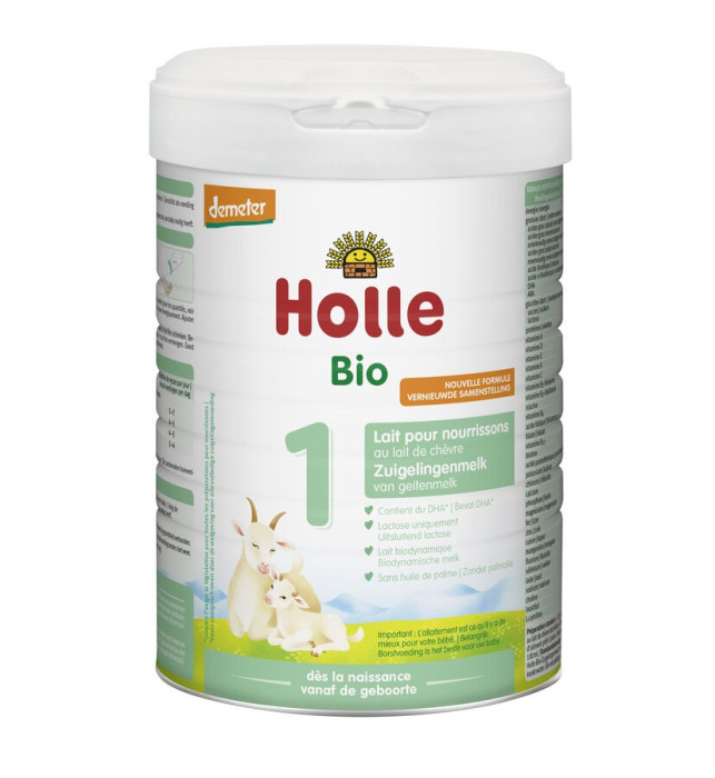 Mleko kozie 1 początkowe dla niemowląt demeter BIO 800 g - HOLLE