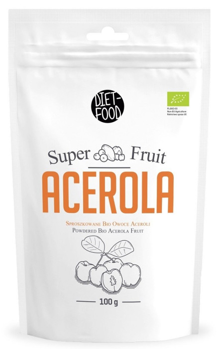 Acerola sproszkowana BIO 100 g - DIET-FOOD
