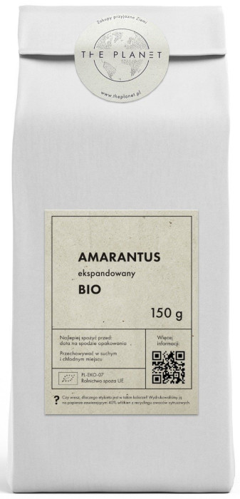 Amarantus ekspandowany BIO 150 g - THE PLANET