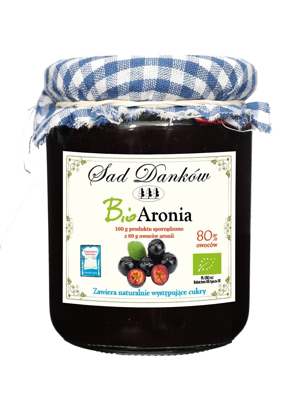 Aronia 80 % BIO 260 g - SAD DANKÓW