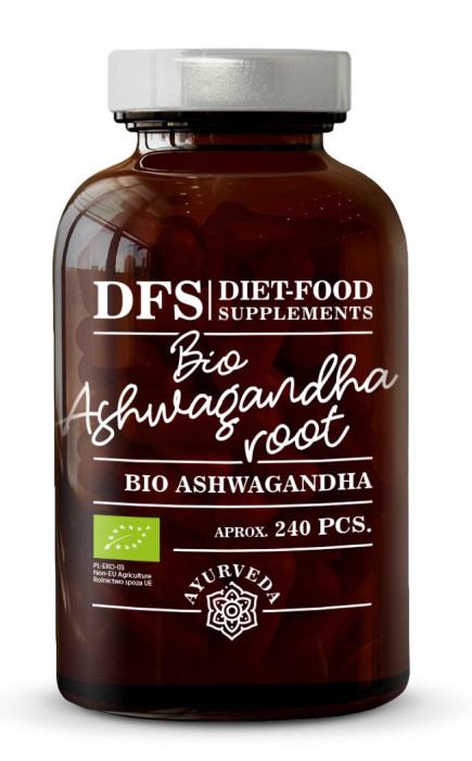 Ashwagandha BIO (495 mg) 240 TABLETEK -  DIET-FOOD