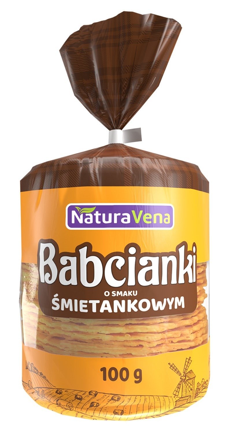 Babcianki o smaku śmietankowym 100 g - NATURAVENA