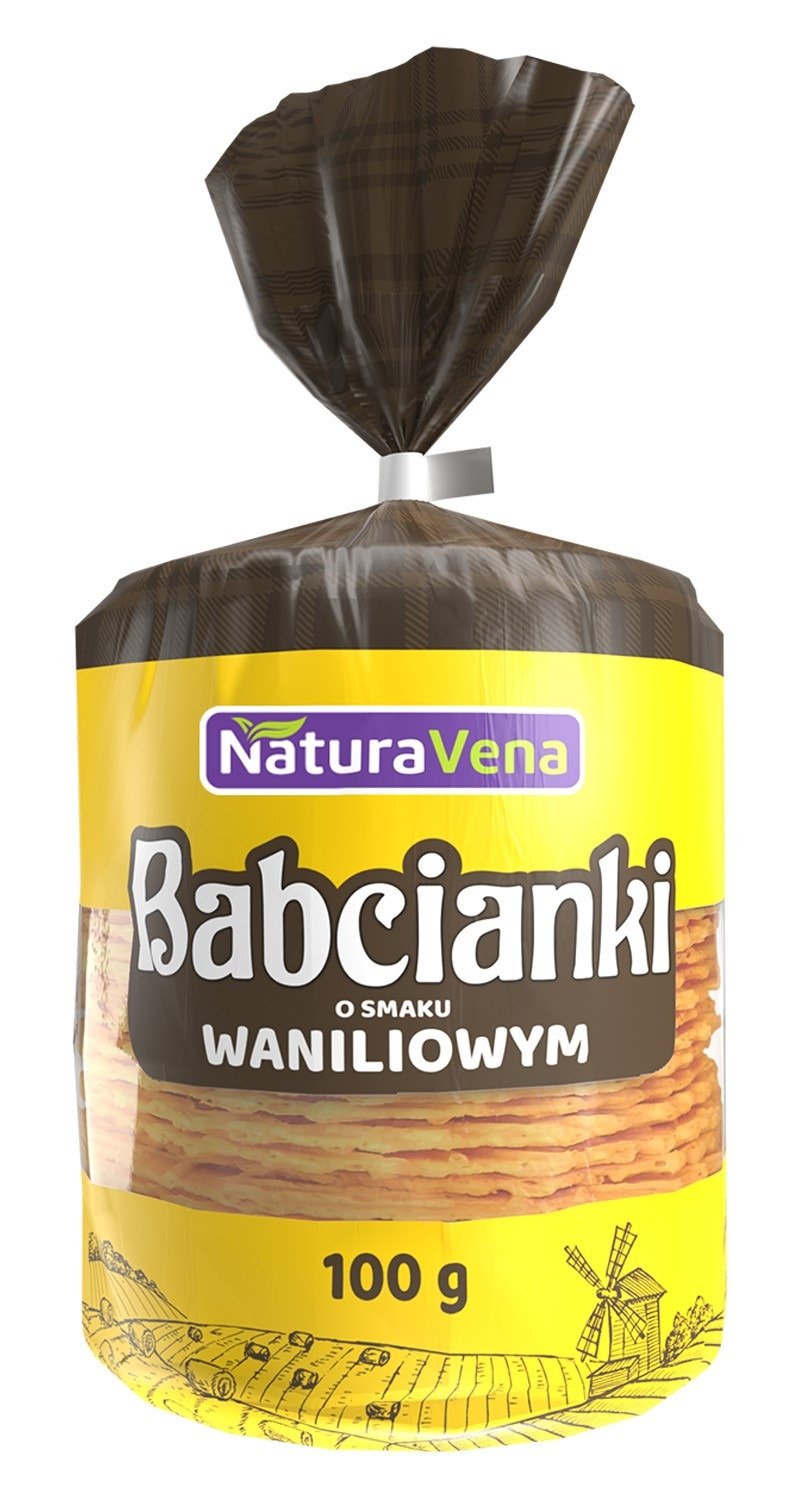 Babcianki o smaku waniliowym 100 g - NATURAVENA