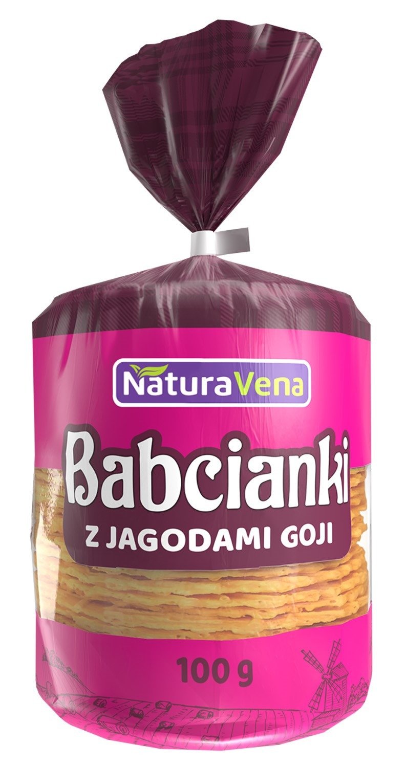 Babcianki z jagodami goji 100 g - NATURAVENA