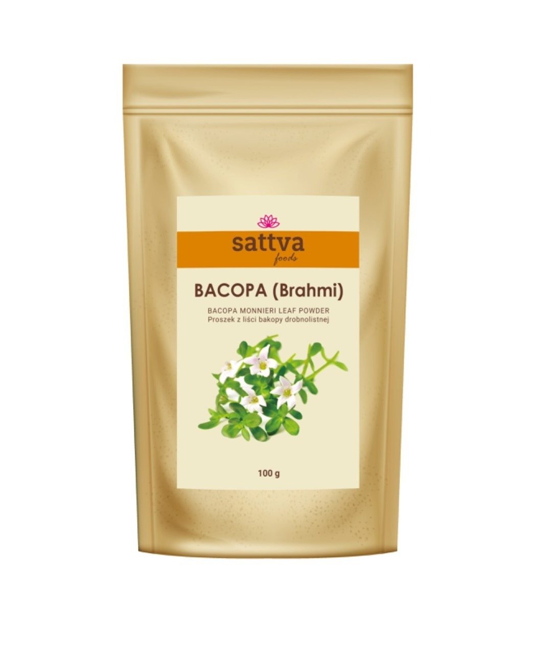 Bacopa drobnolistna (brahmi) w proszku 100 g - SATTVA (FOODS)