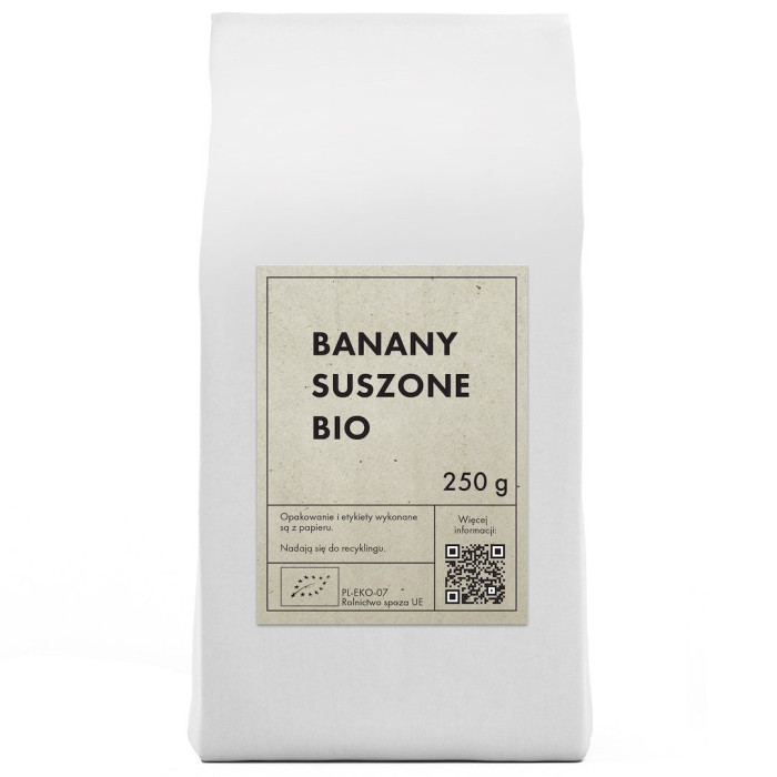 Banany suszone BIO 250 g - THE PLANET