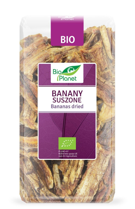 Banany suszone BIO 400 g - BIO PLANET
