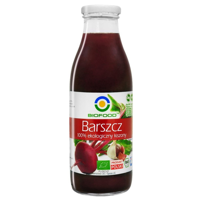 Barszcz z buraków kiszonych bezglutenowy BIO 500 ml - BIOFOOD