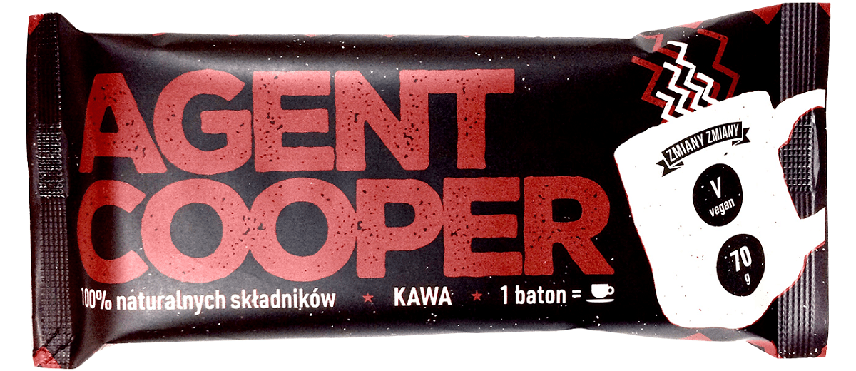 Baton kawowy agent cooper bezglutenowy 70 g - ZMIANY ZMIANY
