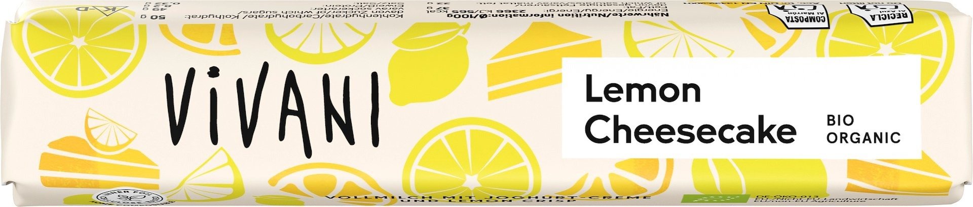 Baton&#x20;mleczna&#x20;czekolada&#x20;z&#x20;nadzieniem&#x20;sernik&#x20;cytrynowy&#x20;BIO&#x20;40&#x20;g&#x20;-&#x20;VIVANI