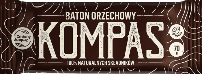 Baton orzechowy kompas bezglutenowy 70 g - ZMIANY ZMIANY