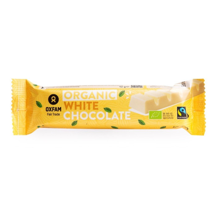 Baton z białej czekolady fair trade BIO 42 g - OXFAM