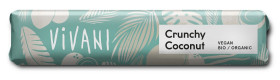 Baton z czekolady kuwertura z crunchy kokosowym BIO 35 g - VIVANI