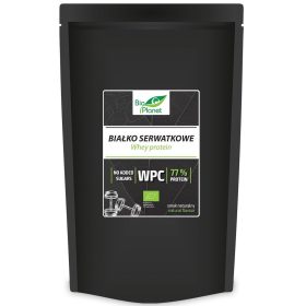 Białko serwatkowe naturalne (koncentrat wpc 77) BIO 500 g - BIO PLANET