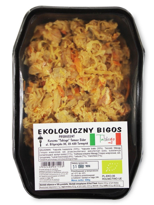 Bigos BIO 400 g - KARCZMA TABIAGO (NA ZAMÓWIENIE)