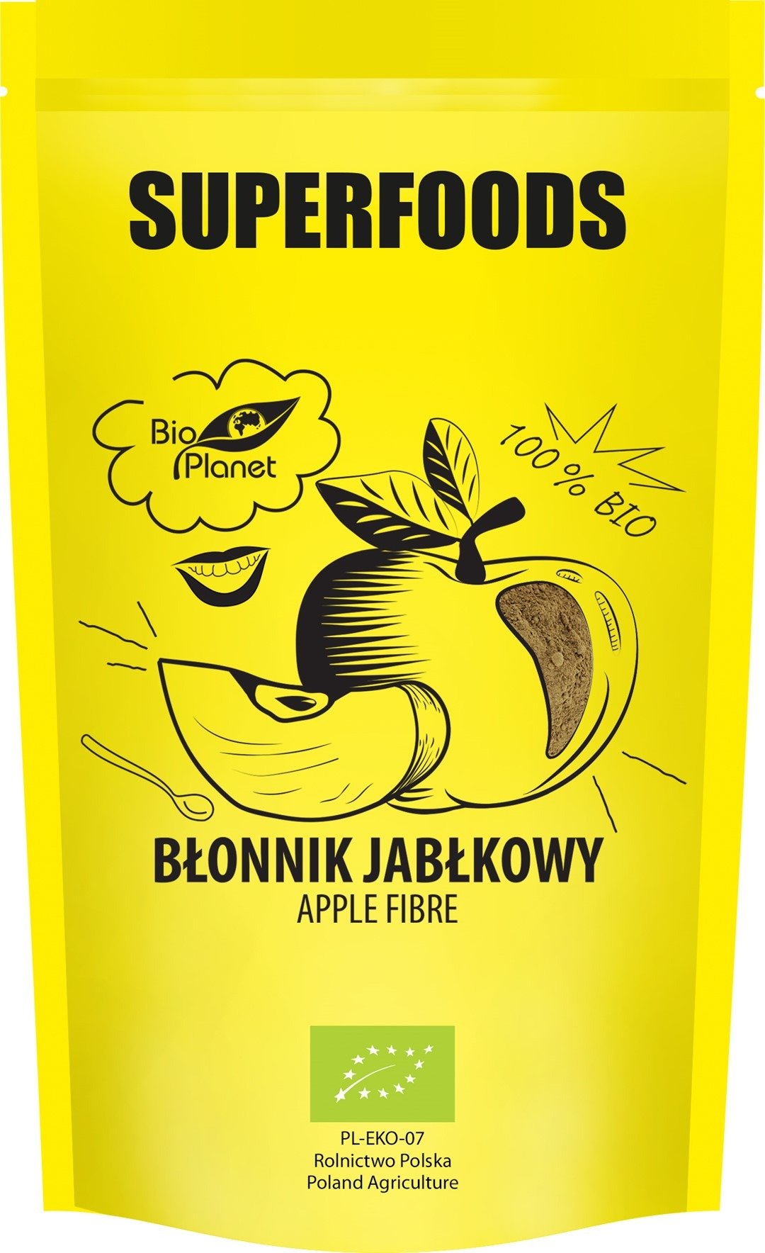 Błonnik jabłkowy BIO 150 g - BIO PLANET SUPERFOODS