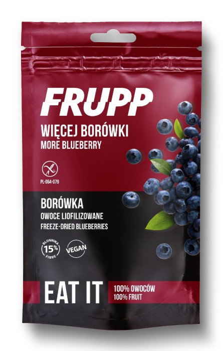 Borówki liofilizowane bezglutenowe 15 g - CELIKO (FRUPP)