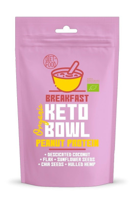 Bowl śniadaniowy białko orzechowe keto BIO 200 g - DIET-FOOD