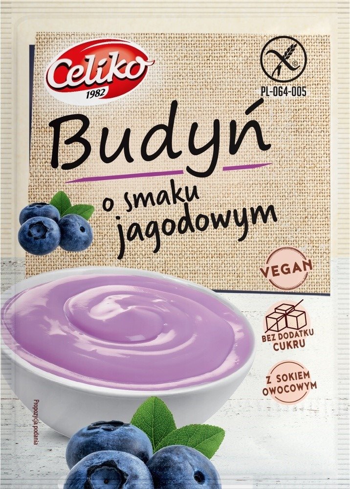 Budy&#x0144;&#x20;o&#x20;smaku&#x20;jagodowym&#x20;bezglutenowy&#x20;40&#x20;g&#x20;-&#x20;CELIKO