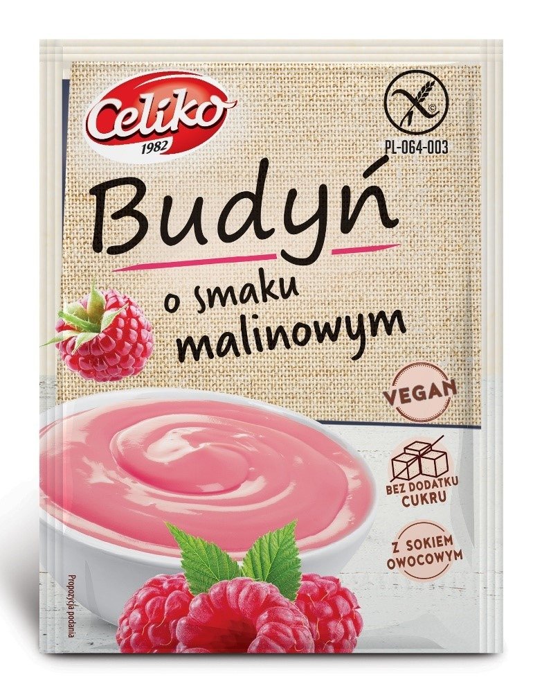 Budy&#x0144;&#x20;o&#x20;smaku&#x20;malinowym&#x20;bezglutenowy&#x20;40&#x20;g&#x20;-&#x20;CELIKO