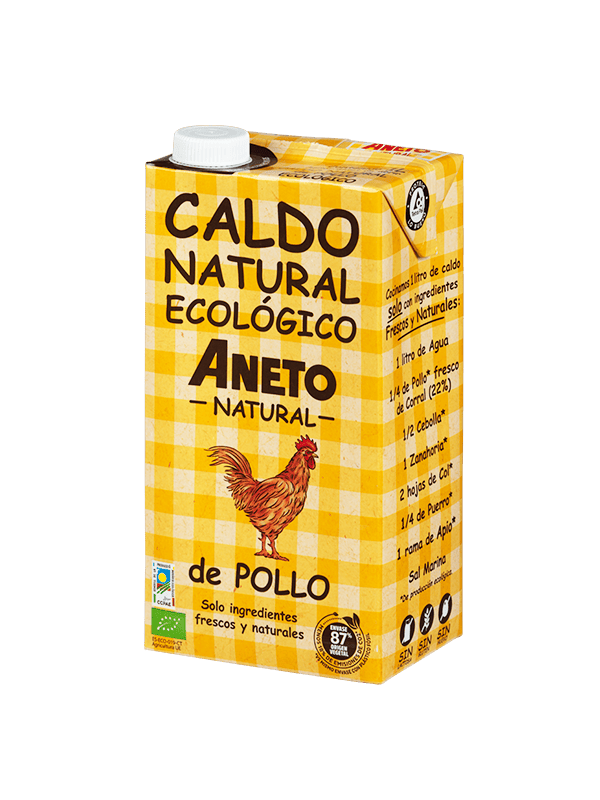 Bulion drobiowy w płynie bezglutenowy BIO 1 L - ANETO NATURAL