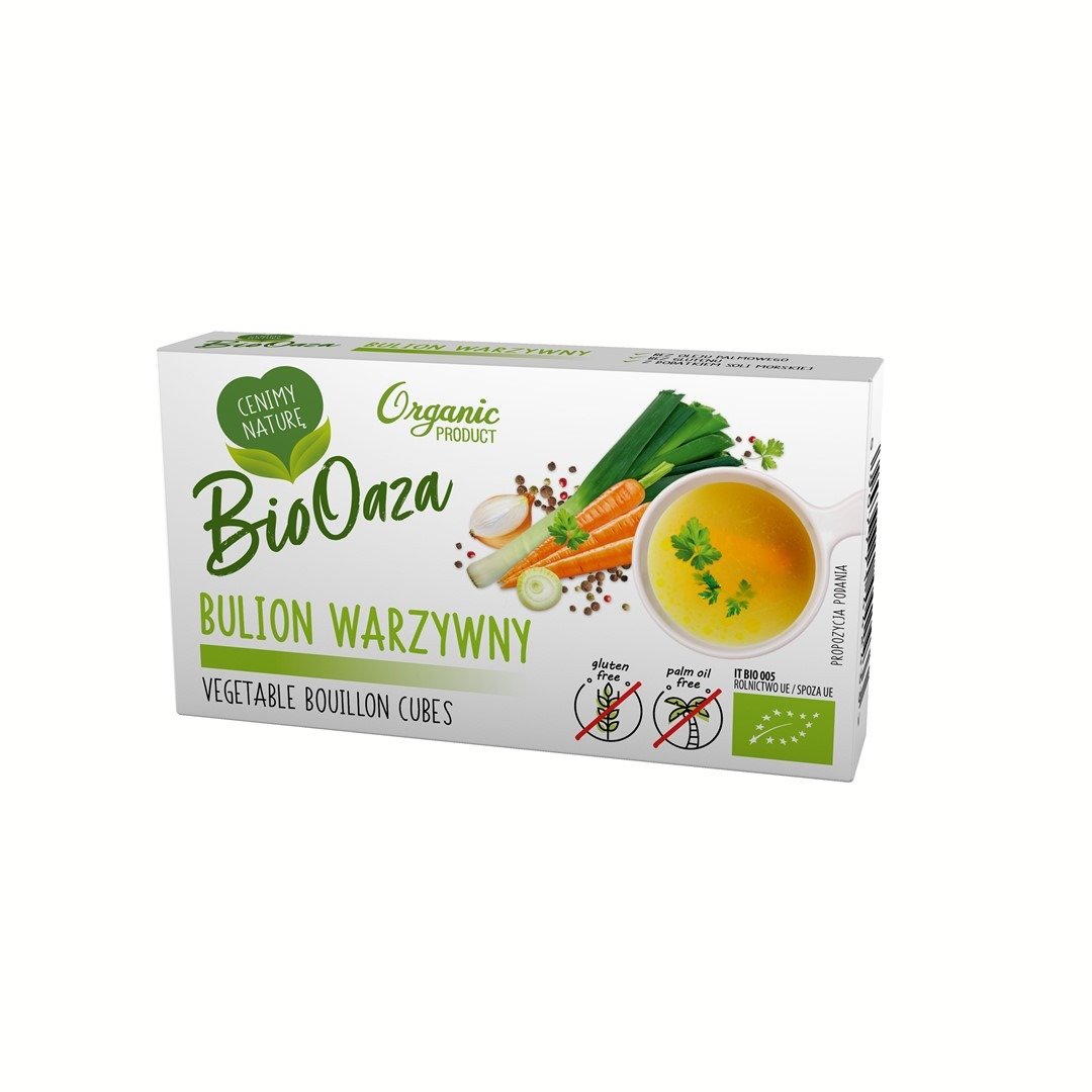 Bulion&#x20;-&#x20;kostki&#x20;warzywne&#x20;bez&#x20;dodatku&#x20;cukr&#xF3;w&#x20;bezglutenowe&#x20;BIO&#x20;&#x28;6&#x20;x&#x20;11&#x20;g&#x29;&#x20;66&#x20;g&#x20;-&#x20;BIOOAZA