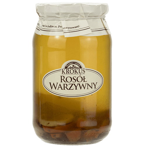 Bulion warzywny w płynie bez dodatku cukrów bezglutenowy 810 ml - KROKUS