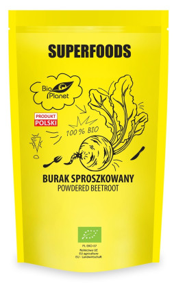Burak sproszkowany BIO 200 g - BIO PLANET SUPERFOODS
