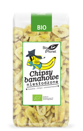 Chipsy bananowe niesłodzone BIO 150 g - BIO PLANET