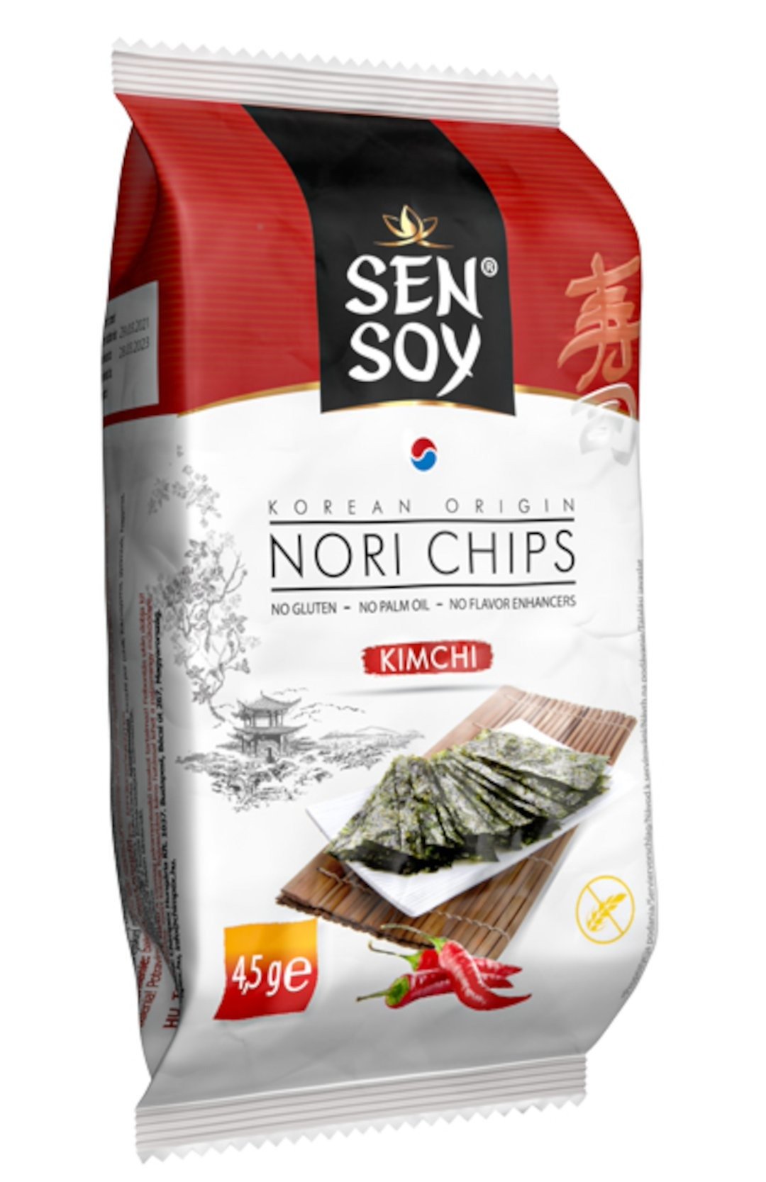 Chipsy&#x20;nori&#x20;kimchi&#x20;bezglutenowe&#x20;4,5&#x20;g&#x20;-&#x20;SEN&#x20;SOY