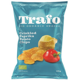 Chipsy ziemniaczane karbowane paprykowe BIO 125 g - TRAFO