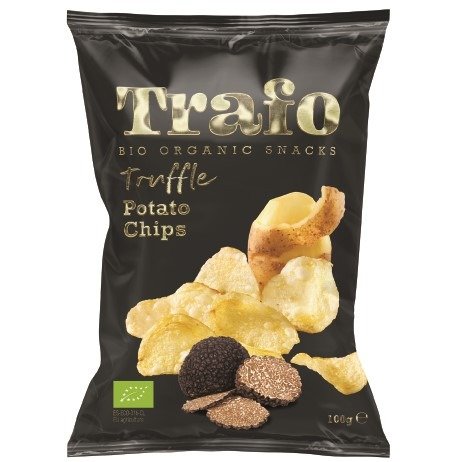 Chipsy ziemniaczane o smaku czarnej trufli BIO 100 g - TRAFO