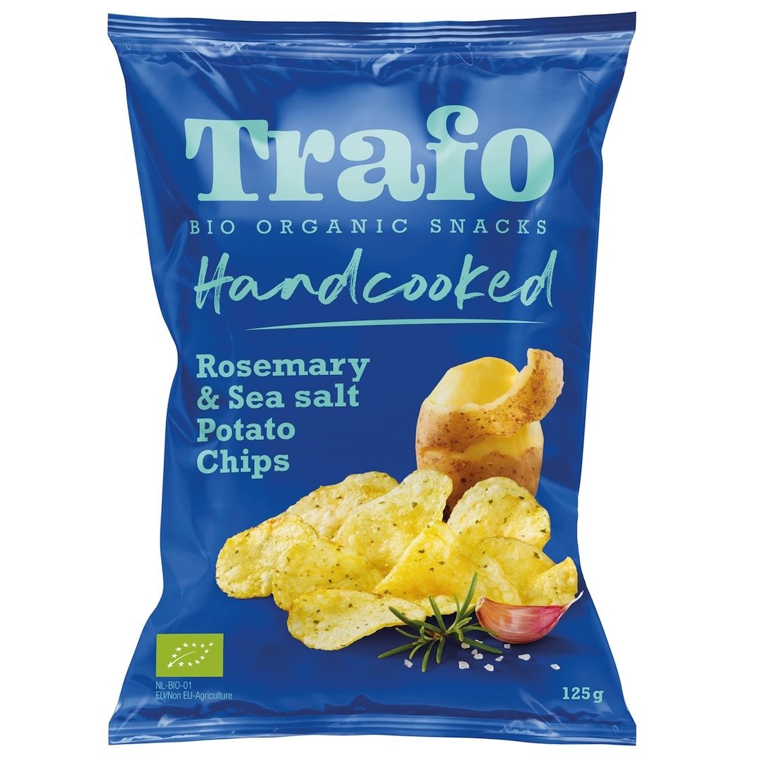 Chipsy ziemniaczane z rozmarynem i solą morską BIO 125 g - TRAFO