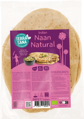 Chleb naan BIO 240 g - TERRASANA