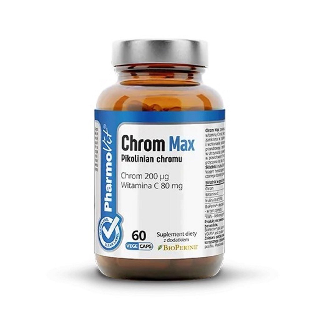 Chrom max bezglutenowy 60 kapsułek - PHARMOVIT (CLEAN LABEL)