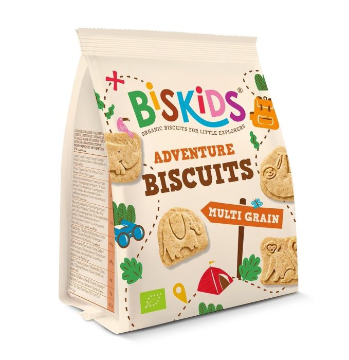 Ciasteczka wielozbożowe zwierzęta BIO 100 g - BISKIDS