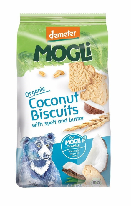 Ciastka orkiszowo - kokosowe demeter BIO 125 g - MOGLI