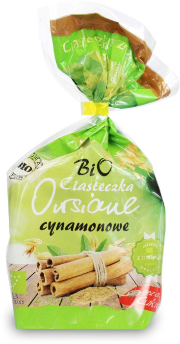 Ciastka owsiane cynamonowe bez dodatku cukrów BIO 150 g - BIO ANIA